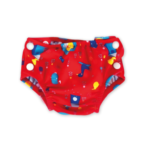Popolini Wasbare Zwemluier Rood