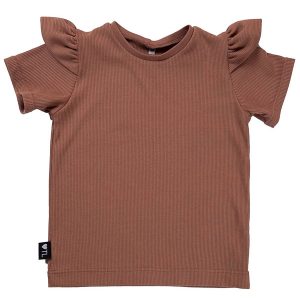 Shirt roze klei (fijne rib)