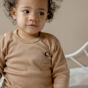 T-shirt lange mouwen met naam moon