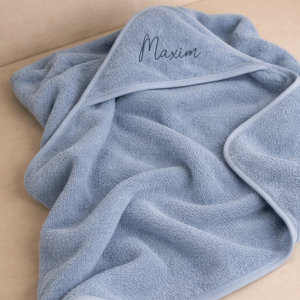 BADCAPE BASIC BADSTOF – DENIM – 80X80CM – MET NAAM