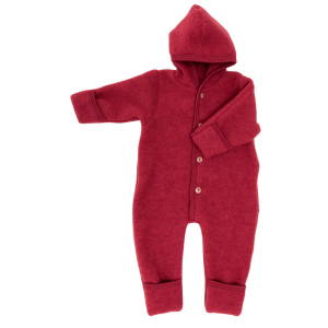 Overall wolfleece Jaspis rood