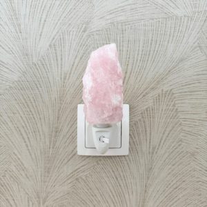 Magisch nachtlampje Rozekwarts