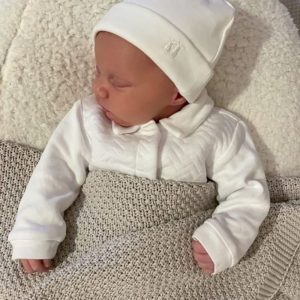 Babypakje Chevron White