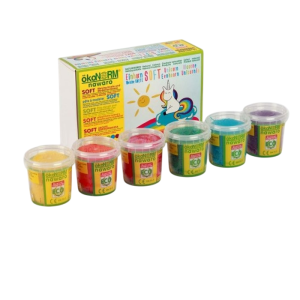 Zachte Boetseerklei – 6 Kleuren – Ökonorm