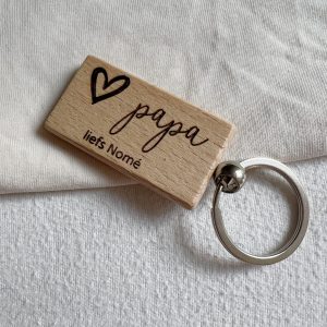 Sleutelhanger hartje papa