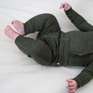 Joha | Merino wollen legging groen