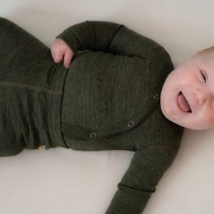 Joha | Merino overslagromper groen