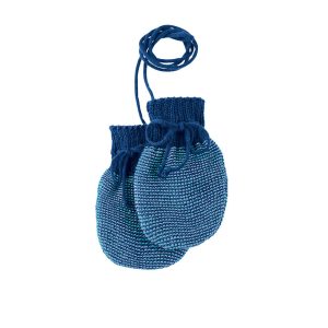 Gebreide wollen wantjes navy