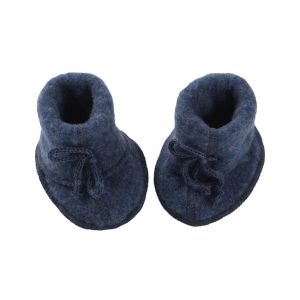 Slofjes wolfleece blauw