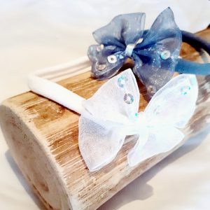 Haarbandje glamour wit of grijs