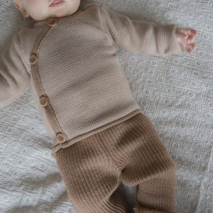 Disana | Merino wollen wikkelvest caramel