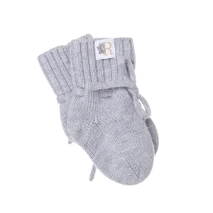 Sloffen merinowol Grey