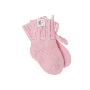 Sloffen merinowol roze