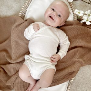 Joha | Merino overslagromper naturel