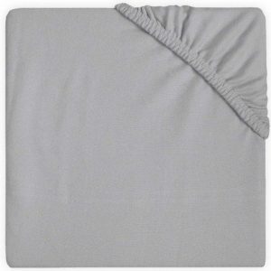 Jollein Hoeslaken Jersey boxmatras 75x95cm licht grijs