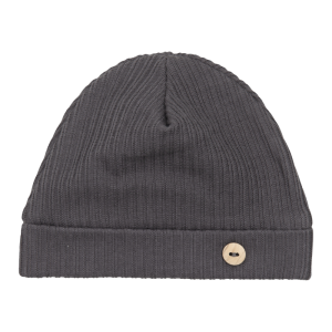 Klein baby | Mutsje rib grijs