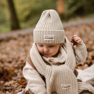 Gebreide muts & sjaal