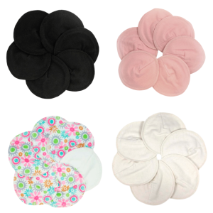 Wasbare Zoogkompressen – Biologisch Katoen – 6 stuks – Imse & Vimse