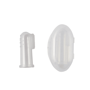 Siliconen Vingertandenborstels – 2 Stuks Met Bewaardoosje – Jack n’ Jill