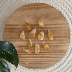 Citrien edelsteen hanger – Vreugde & Positiviteit