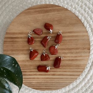 Rode Jaspis edelsteen hanger – Kracht & Doorzettingsvermogen