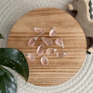 Rozekwarts edelsteen hanger – Liefde & Zachtheid
