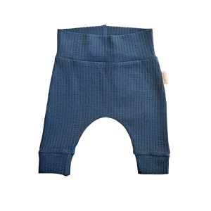 Broekje blauw wafel