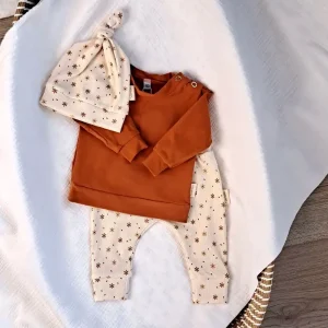 Babykleding set bloem