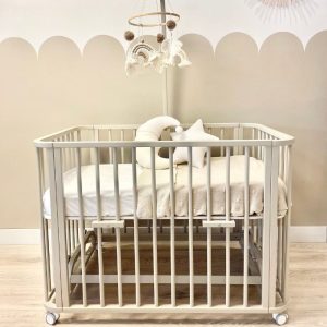 Co-sleeper ledikant beige oatmeal