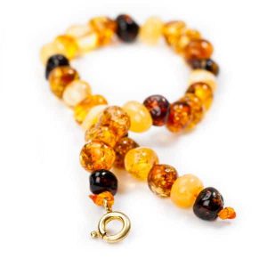 Barnsteen Baby Armband – Multicolor – Grünspecht