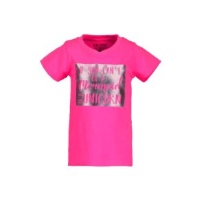 T-shirt unicorn fel roze | Blue Seven kinderkleding