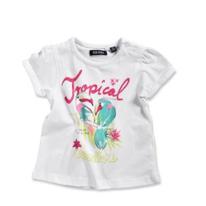 Blue Seven T-shirt tropical wit