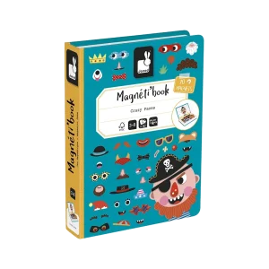 Janod | Magnetibook Gekke gezichten jongens