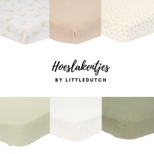 Hoeslaken babybed – LittleDutch