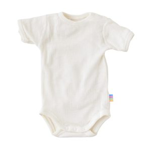 Romper korte mouw wol – ecru