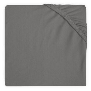 Jollein Hoeslaken Jersey boxmatras 75x95cm Storm Grey