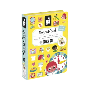 Janod | Magnetibook Klok kijken