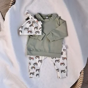 Babykleding set tractor