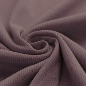 Paperbag skirt oud mauve (fijne rib)