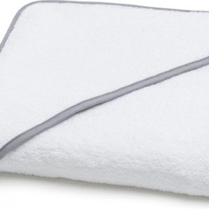 Torres Novas 1845 Poncho / Badcape Mira, Zilvergrijs – 90 x 90 cm – Katoen